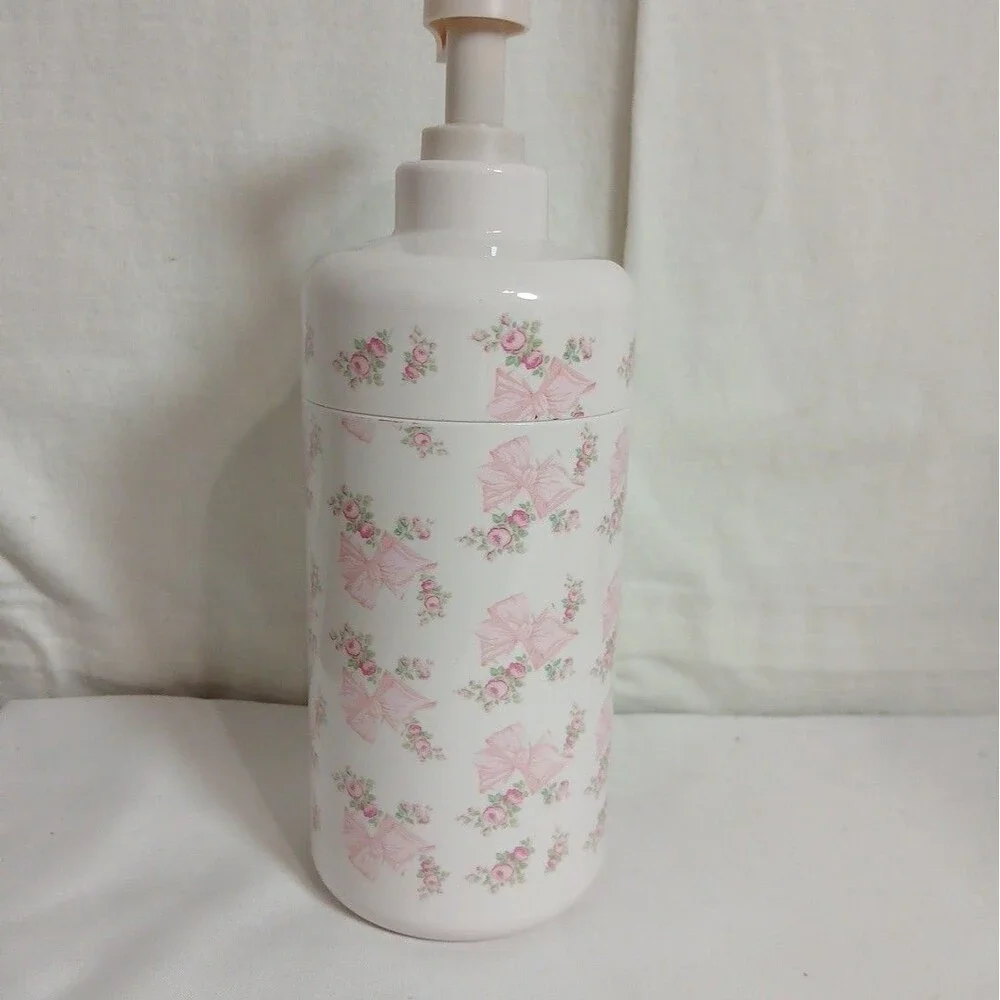 Wild x Love Shack Fancy Blooming Heirloom Soap Dispenser Pink Floral